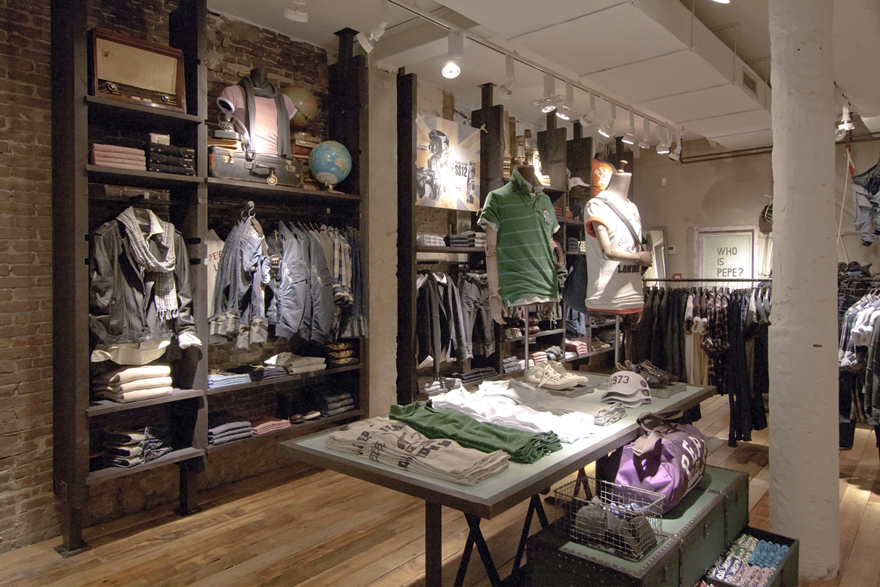 Recoupage en la tienda de Pepe Jeans